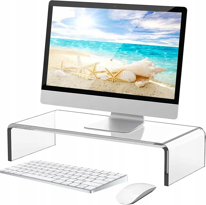 Acryl Monitorstandaard Verhoging Laptop Computer 34x19x10cm — foto 7