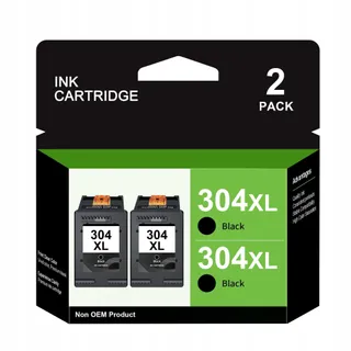 HP 304 XL Inktcartridges Zwart Compatibel Envy Deskjet 2 Stuks