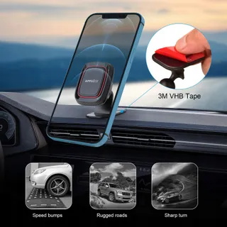 APPS2CAR Magnetische Autohouder 360° iPhone Android — miniatuur 2