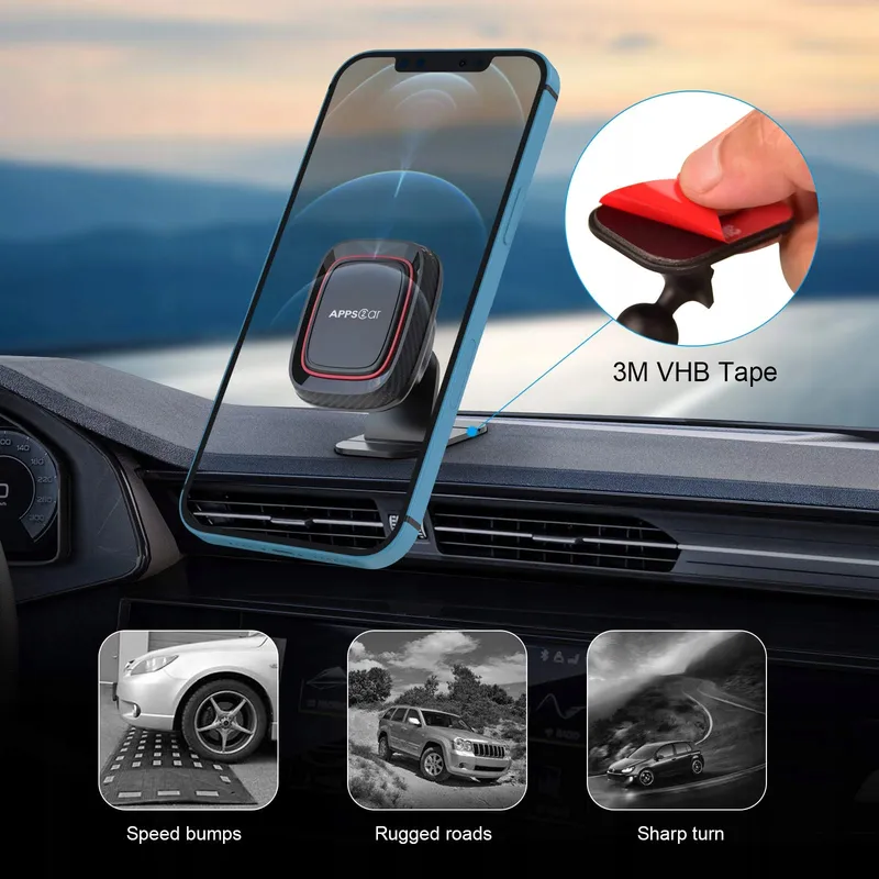 APPS2CAR Magnetische Autohouder 360° iPhone Android — foto 2