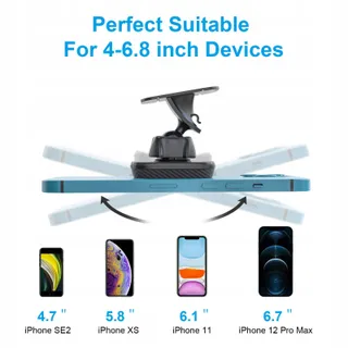 APPS2CAR Magnetische Autohouder 360° iPhone Android — miniatuur 6
