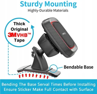 APPS2CAR Magnetische Autohouder 360° iPhone Android — miniatuur 5