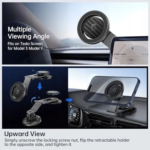 SYNCWIRE MagSafe Autohouder Dashboard Tesla Magnetisch — foto 4