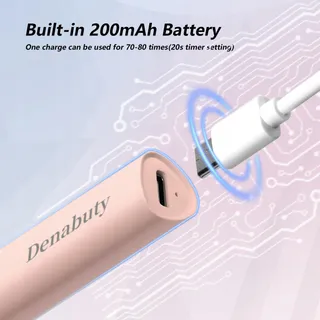 DENABUTY Mini LED UV Nagellamp Roze Gel Lak — miniatuur 5
