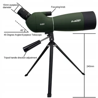 SVBONY SV28 Monoculaire Spotting Scope 20-60x60 met Statief — miniatuur 6
