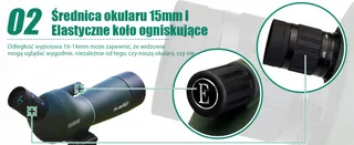 SVBONY SV28 Monoculaire Spotting Scope 20-60x60 met Statief — miniatuur 16