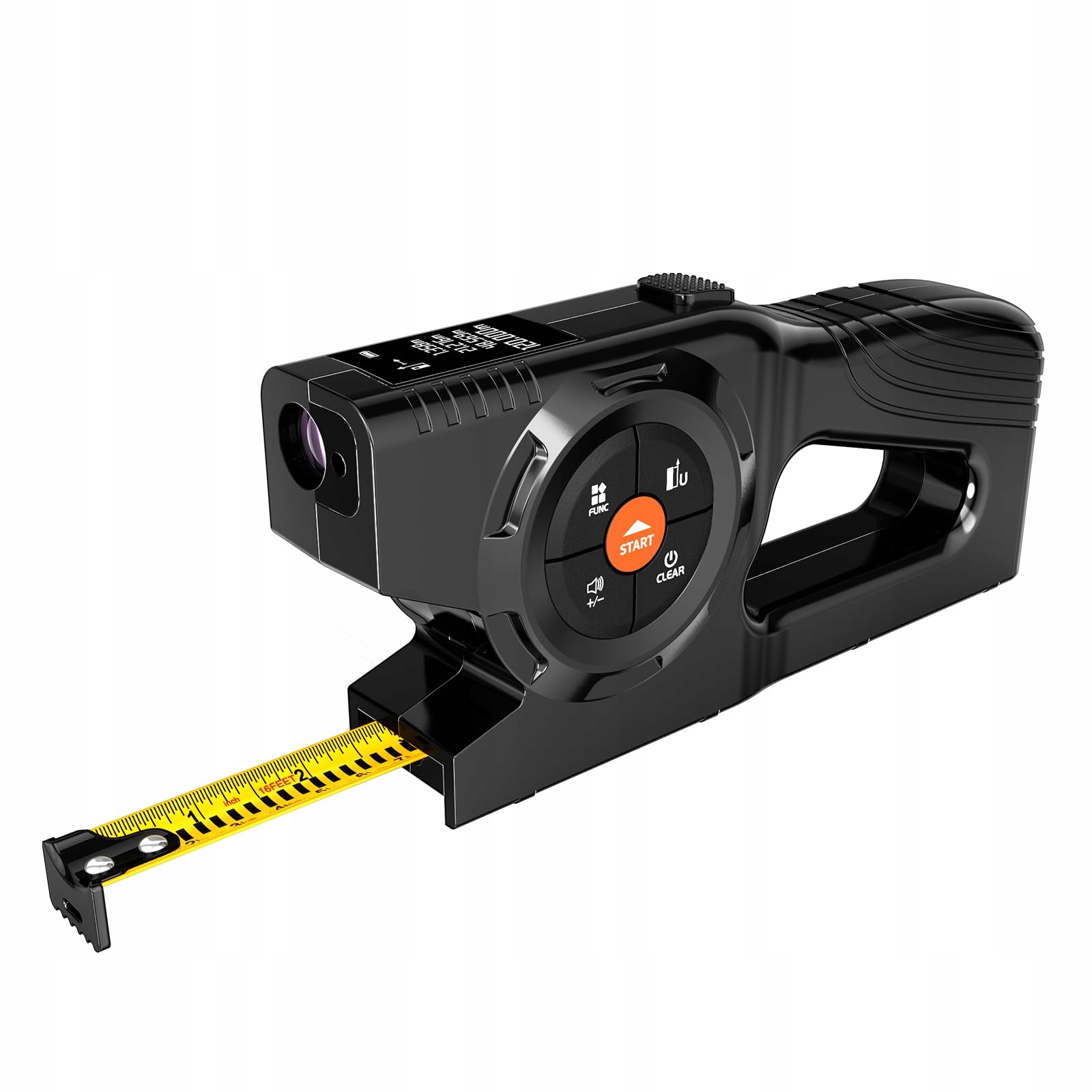 AICEVOOS Digitale Rolmaat 3-in-1 60m Laserafstandsmeter Auto-sluiting