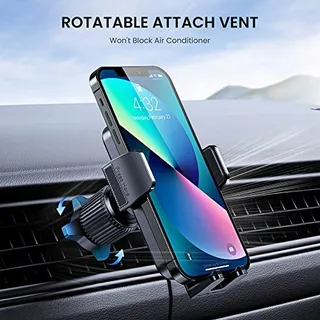 CINDRO Telefoonhouder Auto 360° Draaibaar iPhone Android — miniatuur 6