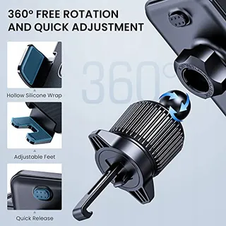 CINDRO Telefoonhouder Auto 360° Draaibaar iPhone Android — miniatuur 5