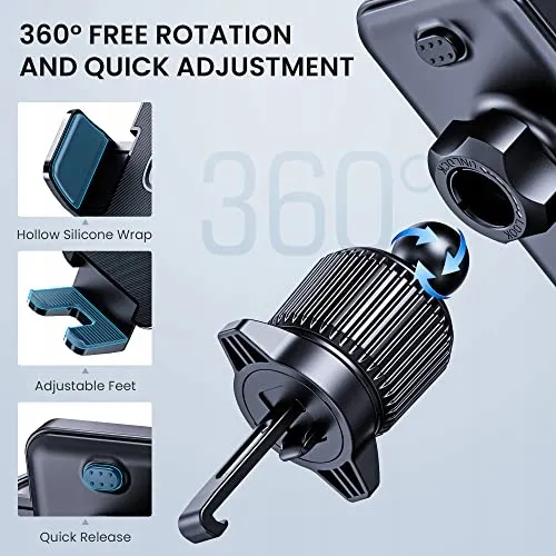 CINDRO Telefoonhouder Auto 360° Draaibaar iPhone Android — foto 5