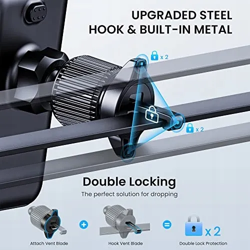 CINDRO Telefoonhouder Auto 360° Draaibaar iPhone Android — foto 3