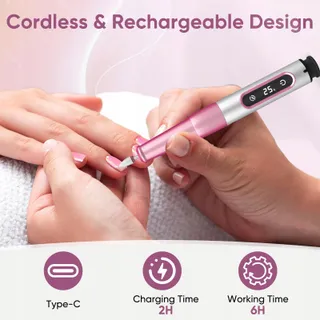 OUKZON Draadloze Nagelfrees 13-in-1 Manicure Pedicure Set — miniatuur 2