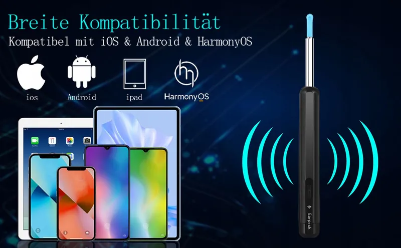 LEBEXY Oorreiniger Camera 1920P WiFi 6 LED Android iOS — foto 5