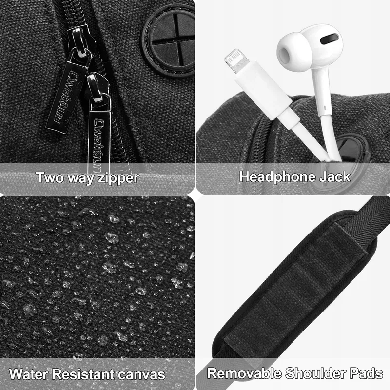 CWATCUN Waterdichte Schoudertas Camera — foto 7