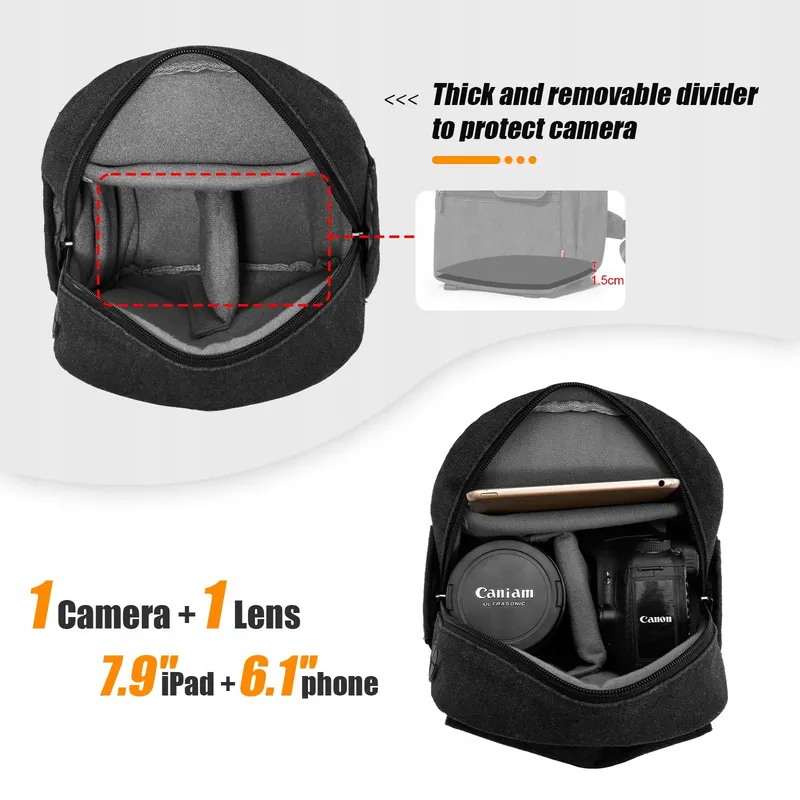 CWATCUN Waterdichte Schoudertas Camera — foto 4