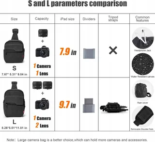 CWATCUN Waterdichte Schoudertas Camera — miniatuur 2