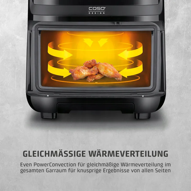 CASO AirFry Steam 700 Airfryer Stoomgarer 7L Zwart — foto 8