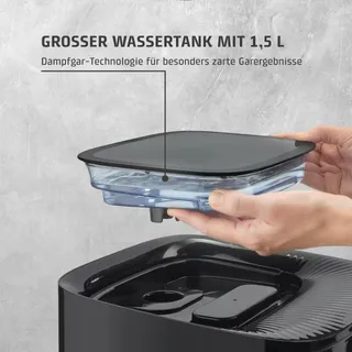 CASO AirFry Steam 700 Airfryer Stoomgarer 7L Zwart — miniatuur 5