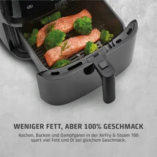 CASO AirFry Steam 700 Airfryer Stoomgarer 7L Zwart — miniatuur 6
