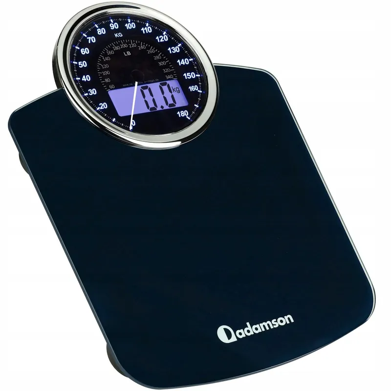 ADAMSON Hybride Weegschaal 2-in-1 Digitaal Analoog 180kg — foto 1