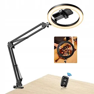 EVERSHOP Ringlicht 10 Inch Met Statief Voor Telefoon En Laptop