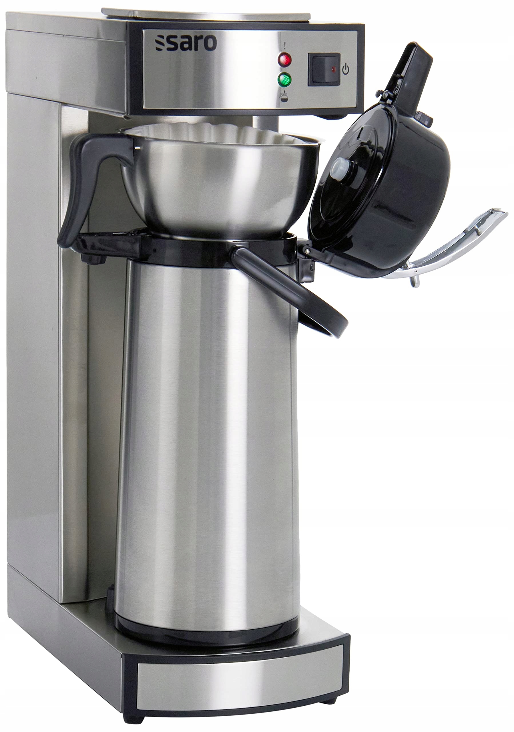 SARO Koffiezetapparaat 10 Kopjes Zilver