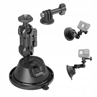 SMALLRIG SC-1K Zuignaphouder Voor GoPro DJI Insta360 Autoraam