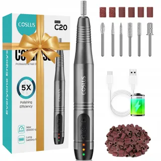 COSLUS Draadloze Draagbare Nagelfrees Set