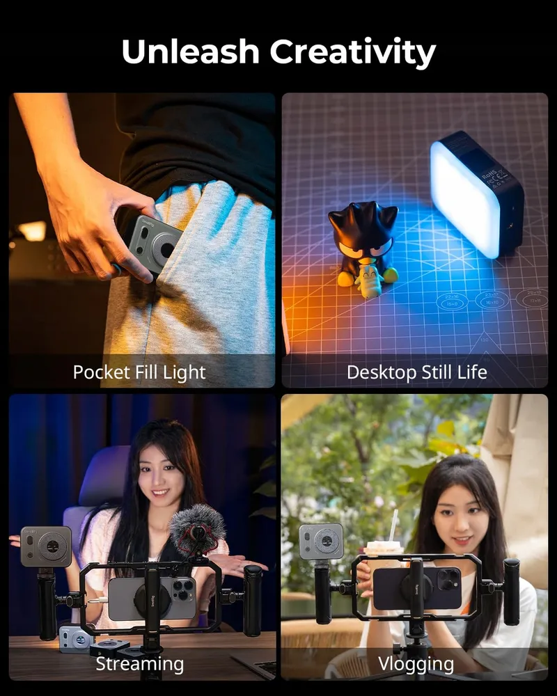 SMALLRIG Vibe P96 Pro LED Videolicht 2500-6500K CRI95+ — foto 6