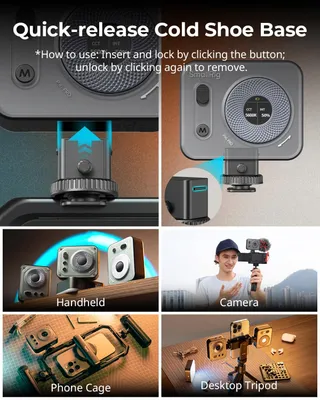 SMALLRIG Vibe P96 Pro LED Videolicht 2500-6500K CRI95+ — miniatuur 7