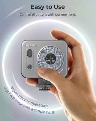 SMALLRIG Vibe P96 Pro LED Videolicht 2500-6500K CRI95+ — miniatuur 2