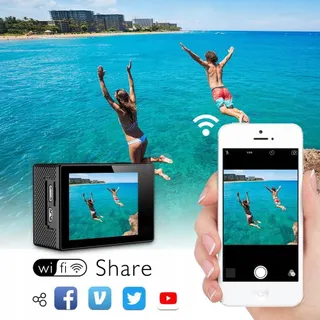 AKASO EK7000 Actiecamera 4K 30FPS 20MP Onderwater WiFi LCD — miniatuur 5