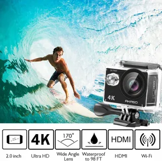 AKASO EK7000 Actiecamera 4K 30FPS 20MP Onderwater WiFi LCD — miniatuur 2