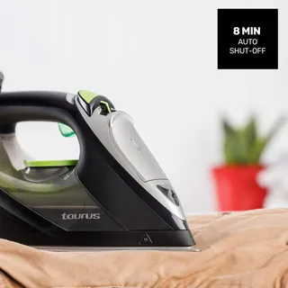 TAURUS Stoomstrijkijzer 3000W 200g/min ECO Precisietip Zwart — miniatuur 4