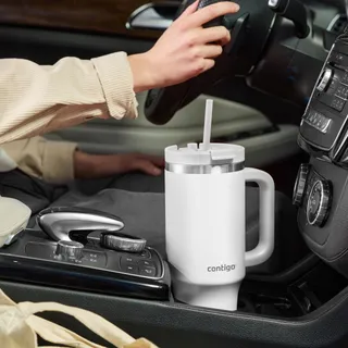 CONTIGO Thermosfles RVS 1200ml met Handvat en Rietje BPA-vrij — miniatuur 7