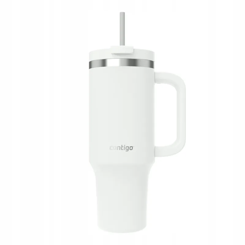 CONTIGO Thermosfles RVS 1200ml met Handvat en Rietje BPA-vrij — foto 1