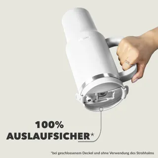CONTIGO Thermosfles RVS 1200ml met Handvat en Rietje BPA-vrij — miniatuur 4