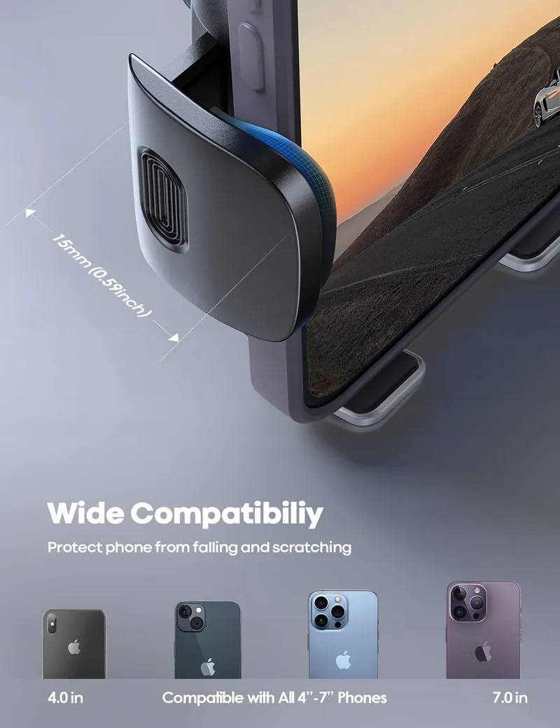LAMICALL Autohouder 360° Ventilatierooster iPhone — foto 6