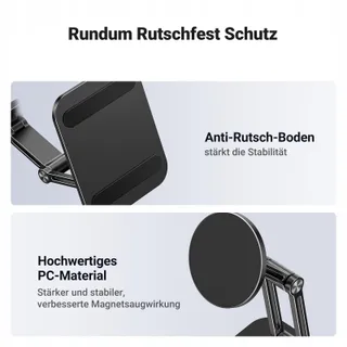 UGREEN Magnetische Telefoonstandaard MagSafe Opvouwbaar Zwart — miniatuur 5