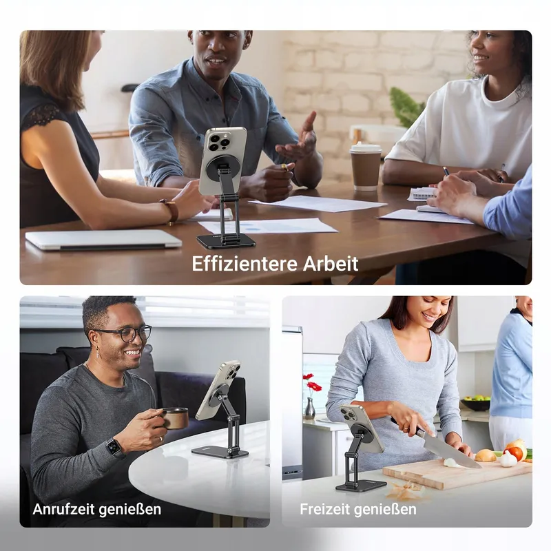 UGREEN Magnetische Telefoonstandaard MagSafe Opvouwbaar Zwart — foto 6