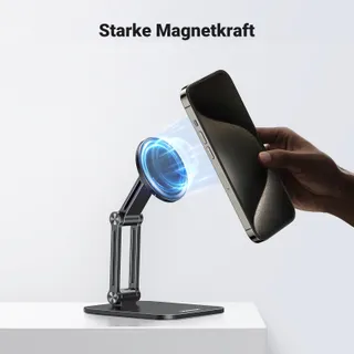 UGREEN Magnetische Telefoonstandaard MagSafe Opvouwbaar Zwart — miniatuur 2