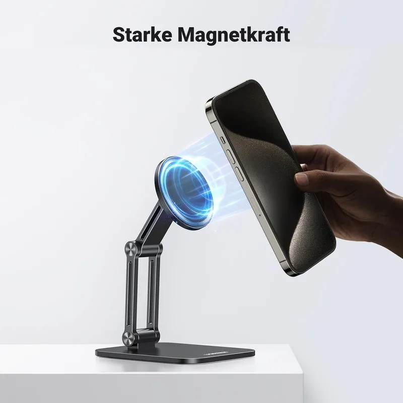 UGREEN Magnetische Telefoonstandaard MagSafe Opvouwbaar Zwart — foto 2
