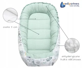 MEDIPARTNERS Babynest Kokon OEKO-TEX Gecertificeerd — miniatuur 8