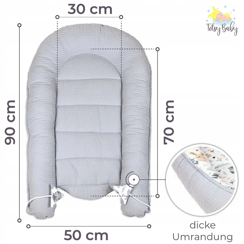 MEDIPARTNERS Babynest Kokon OEKO-TEX Gecertificeerd — foto 4