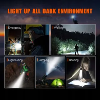 GEARLITE LED Zaklamp 4000 Lumen 5 Standen IP65 2-Pack — miniatuur 5