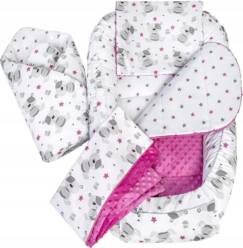 MEDI PARTNERS Babynest Set 100x60x15 100% Katoen — foto 15