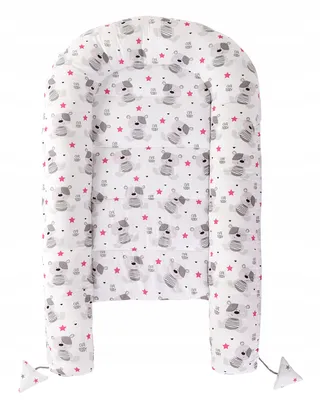 MEDI PARTNERS Babynest Set 100x60x15 100% Katoen — miniatuur 4