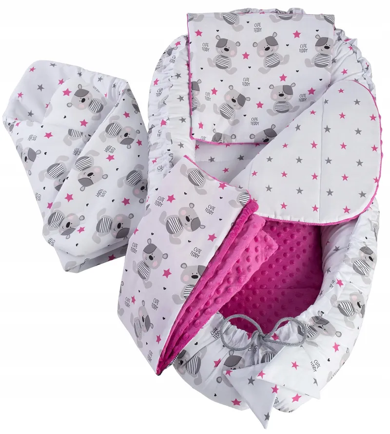 MEDI PARTNERS Babynest Set 100x60x15 100% Katoen — foto 1