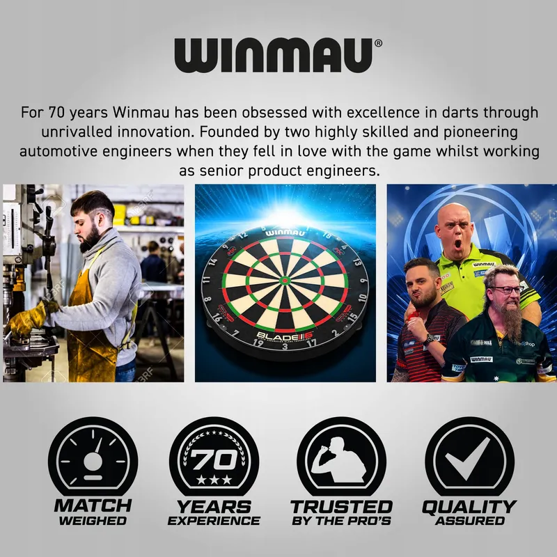 WINMAU PDC Ultimate Set 22g Professionele Messing Darts — foto 6