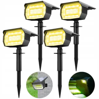 LOTMOS Solar Tuinspots Grondspiesen 4 Stuks — miniatuur 1